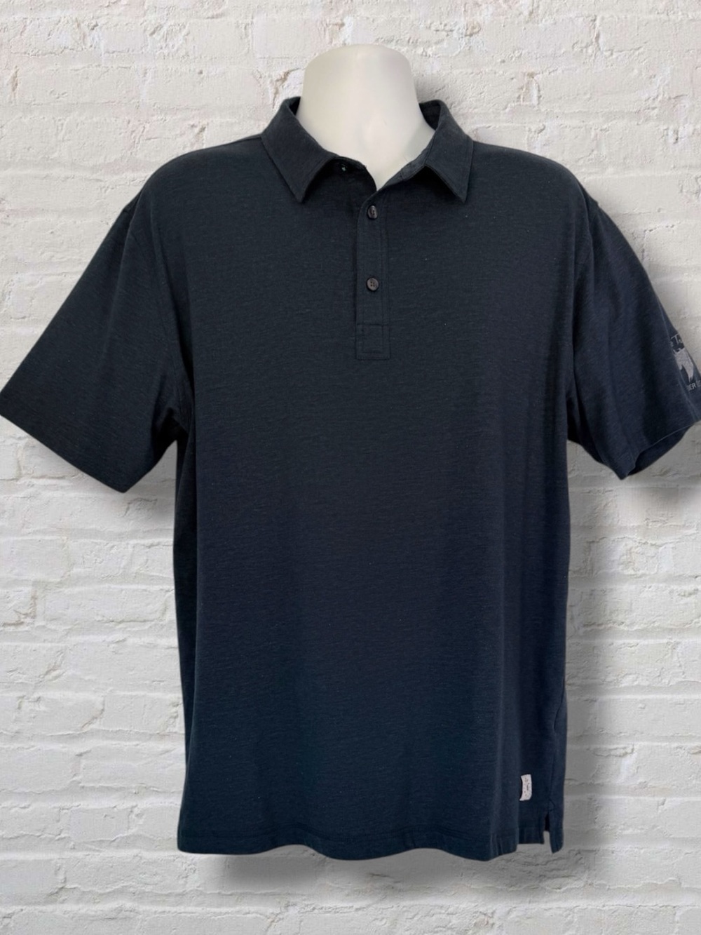 Linksoul Tempus Fugit Men XL Navy Golf Polo The Tradition Member Guest
